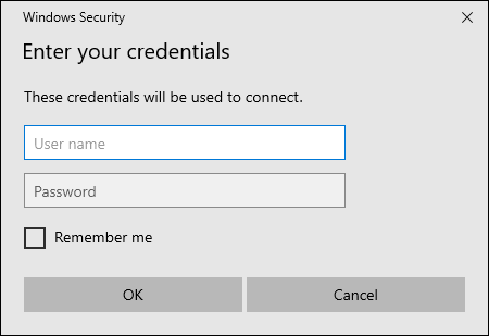 Login Credentials